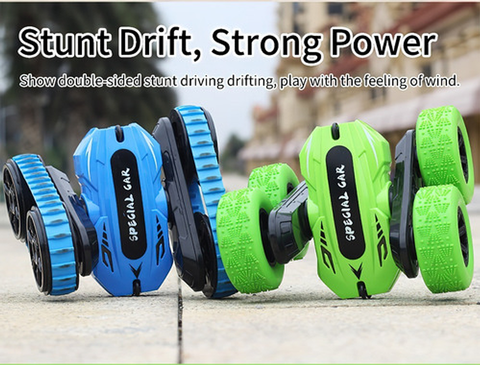 Coche Acrobático De Juguete Con Faros Es Tanque Y Camión.  7