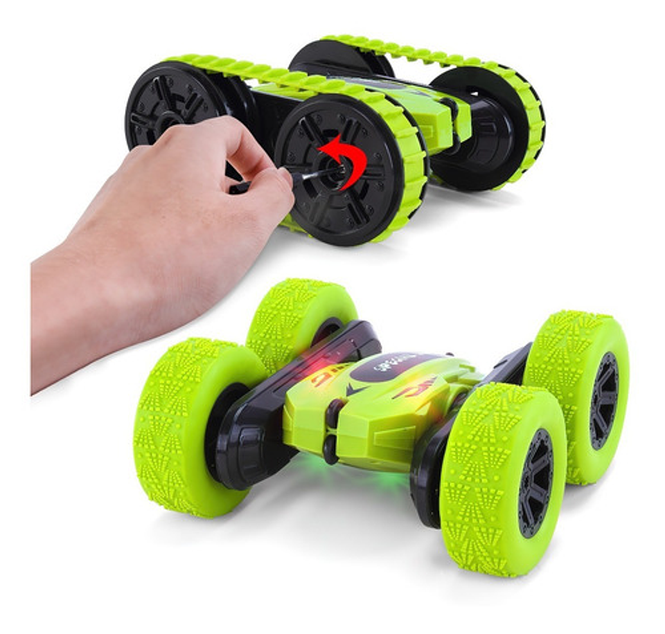 Coche Acrobático De Juguete Con Faros Es Tanque Y Camión.  9