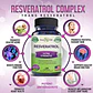 Resveratrol 500Mg Cápsulas Balincer Libre De Gluten Y Vegano 120 Unidades - Miniatura 3