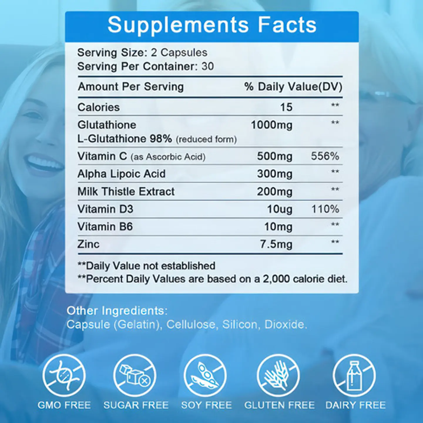 Pack Resveratrol 1000Mg Y Glutation Liposomal 1000Mg 240 Cáp 3