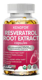 Kenofor Resveratrol 1500Mg Antioxidante Cápsulas Veganas Sin Sabor 120 Cap - Miniatura 1