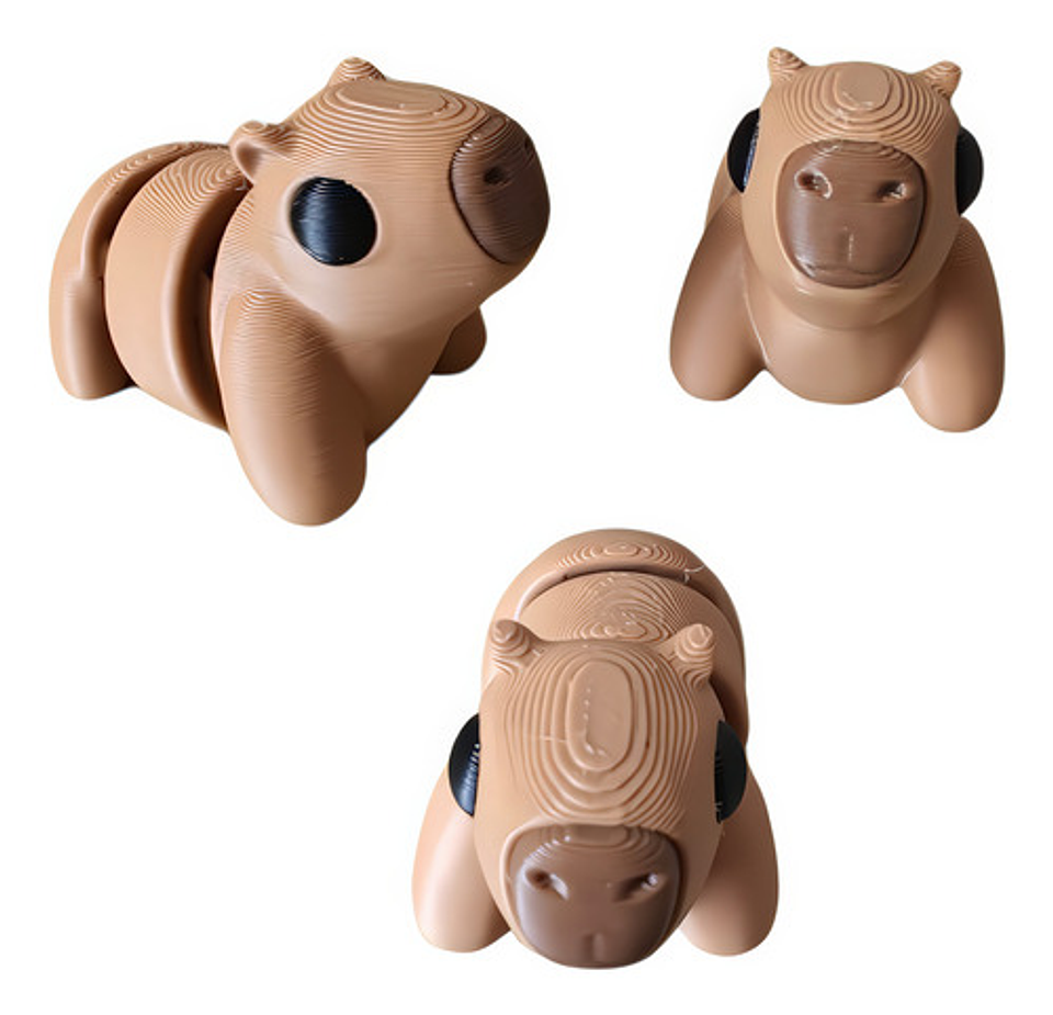 Juguete Mini Capibara Articulada 5