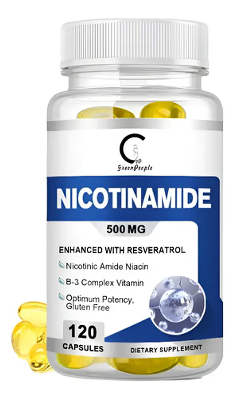 Antioxidante Nicotinamida 500Mg + Resveratrol 120 Cápsulas