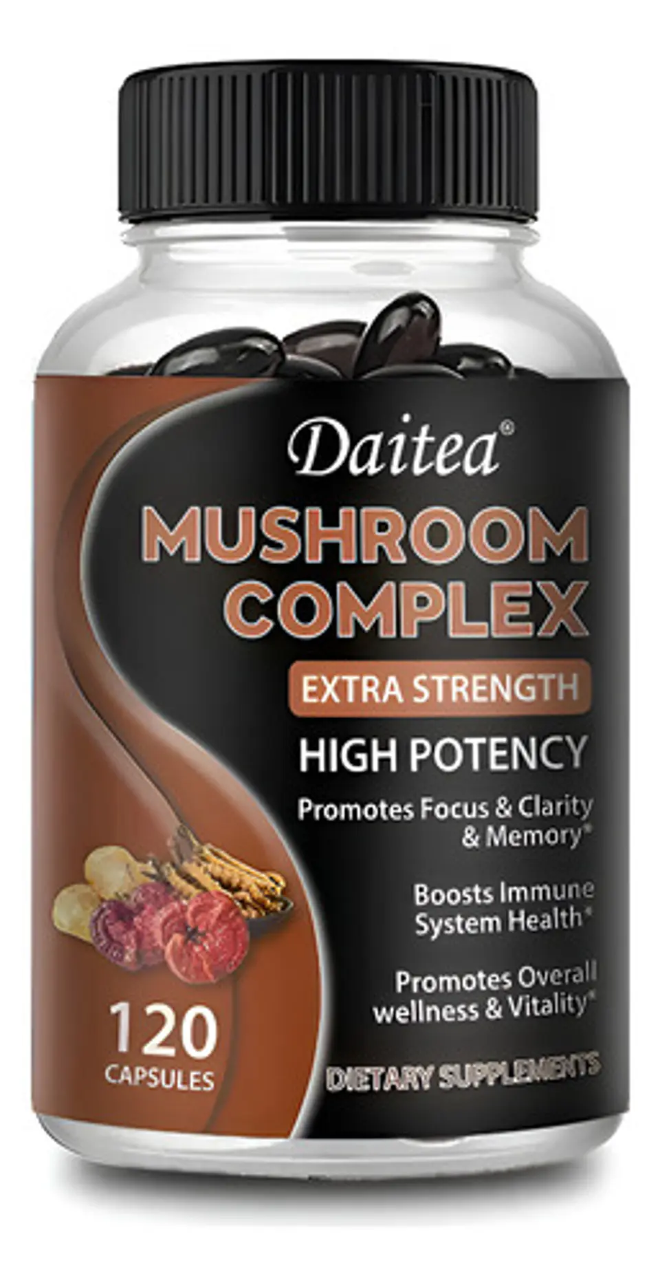 Mushroom Complex 10 Hongos 2.400 Mg 120 Cápsulas 1
