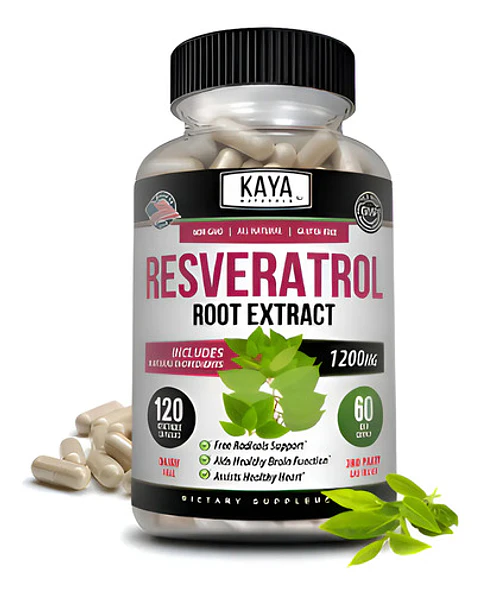 Resveratrol 1200 Mg  Protector Antioxidante 120 Cápsulas