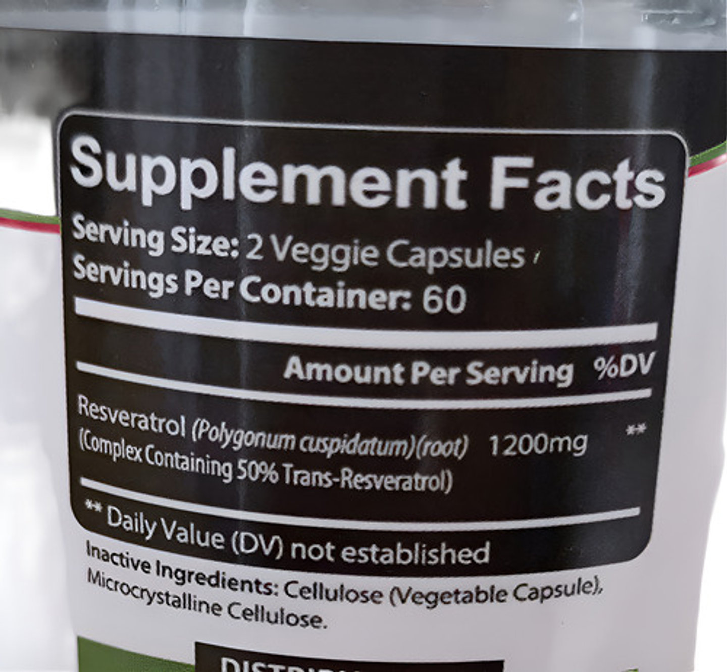 Resveratrol 1200 Mg  Protector Antioxidante 120 Cápsulas 2