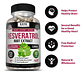 Resveratrol 1200 Mg  Protector Antioxidante 120 Cápsulas - Miniatura 3