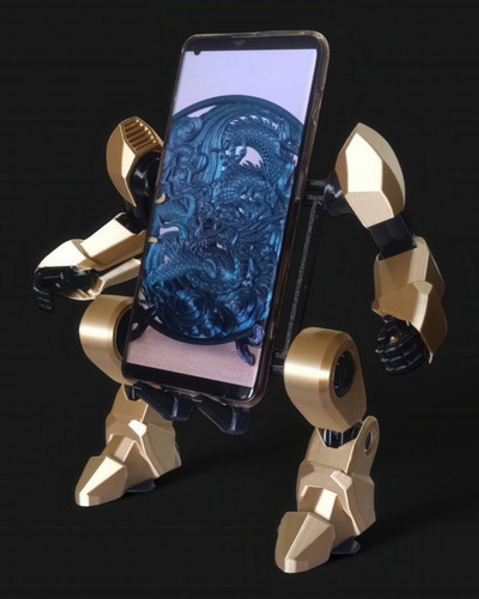 Soporte Para Celular En Diseño Robot 8