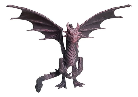 Decoración Dragón Articulado Con Alas Abiertas