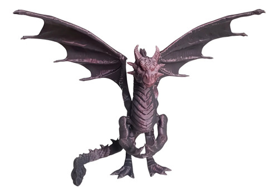 Decoración Dragón Articulado Con Alas Abiertas 1