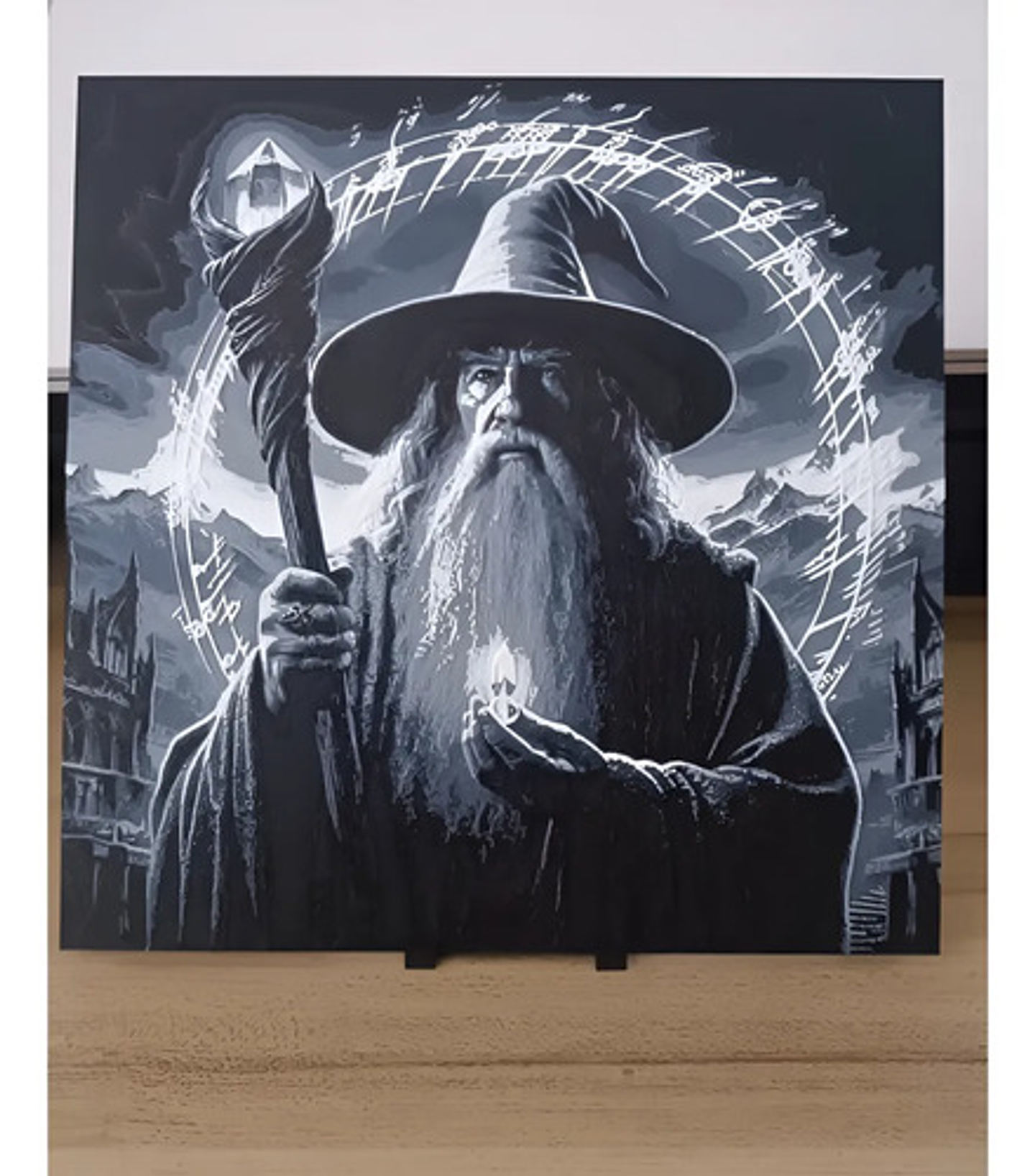 Decoración Gandalf El Señor De Los Anillos Hueforge 3d 2