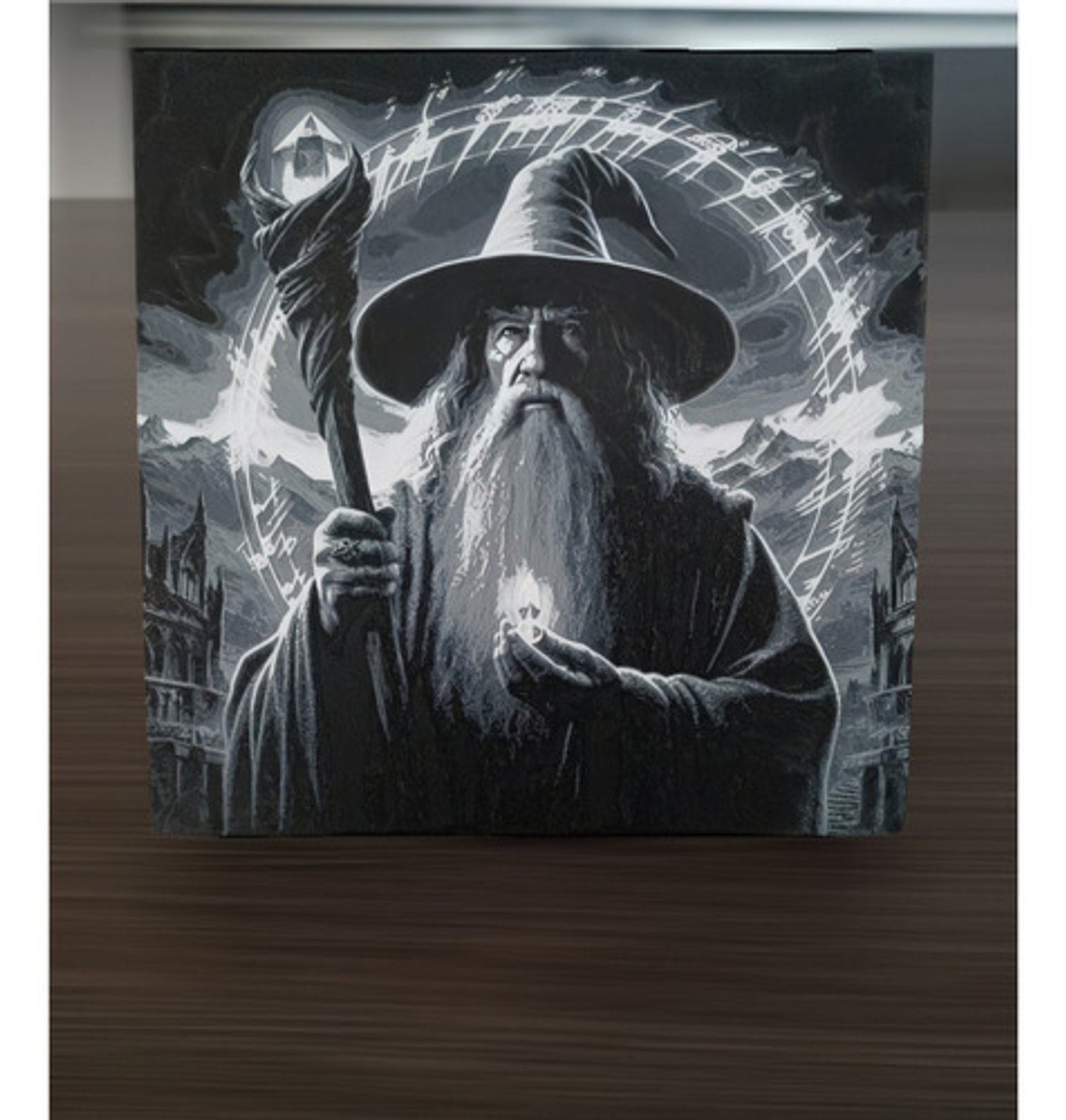 Decoración Gandalf El Señor De Los Anillos Hueforge 3d 3