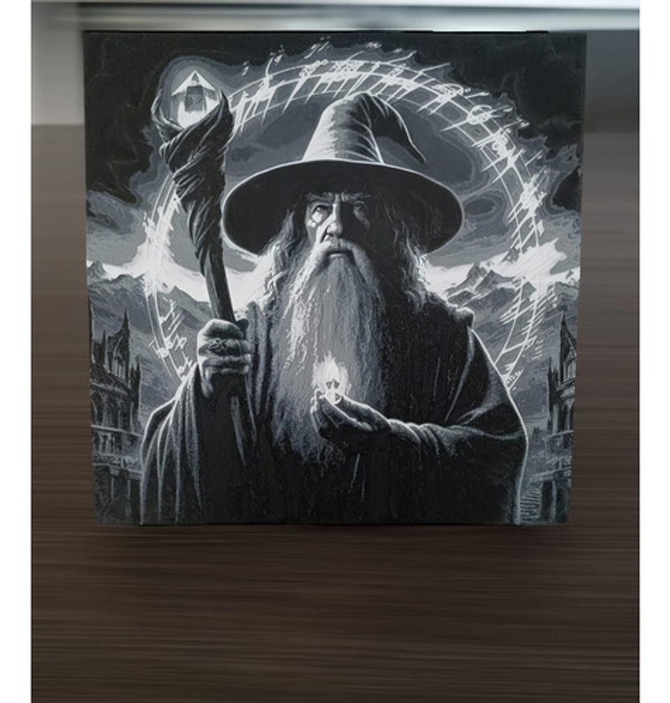 Decoración Gandalf El Señor De Los Anillos Hueforge 3d 3