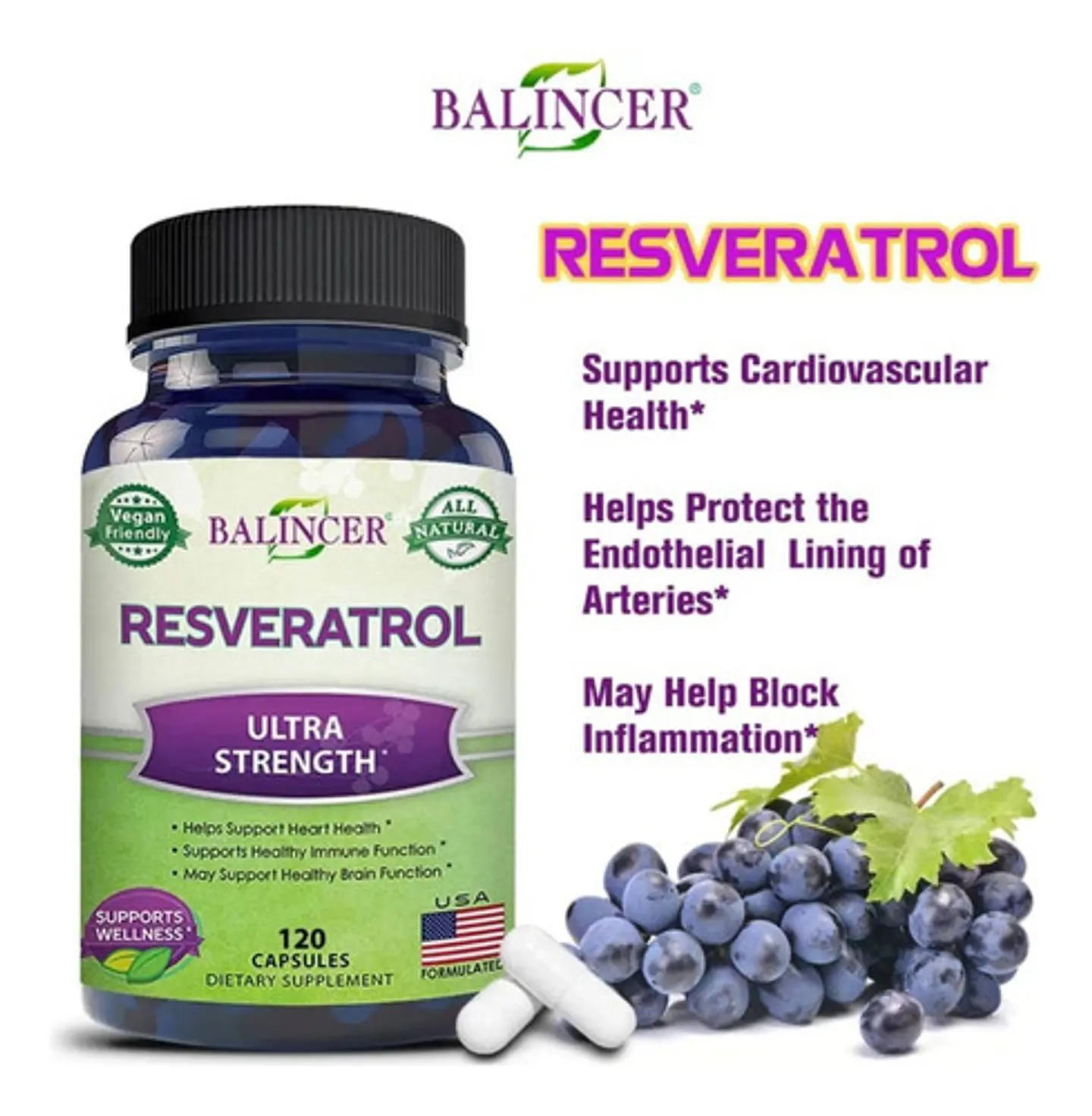 Pack Resveratrol 1000Mg Y Ubiquinol Q10 400Mg 240 Cáp 7
