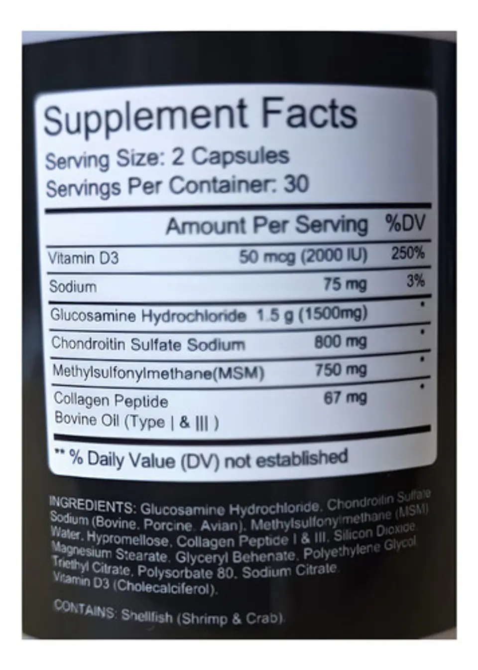Glucosamina Con Condroitina Cuidado Articular 60 Cápsulas 2