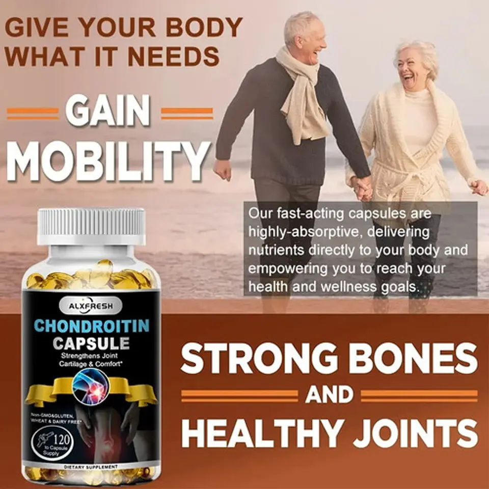 Glucosamina Con Condroitina Cuidado Articular 60 Cápsulas 6