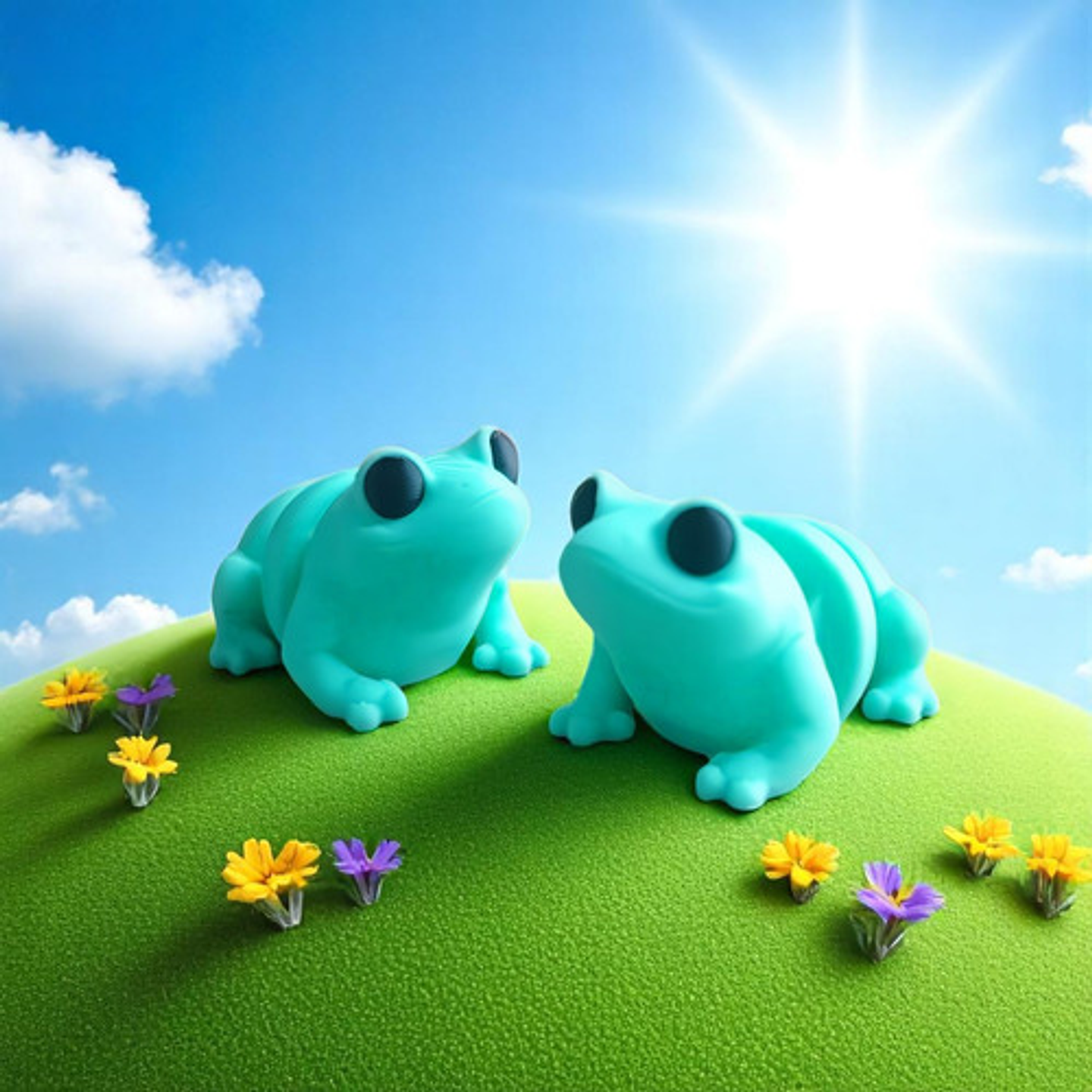 Juguete Mini Rana Articulada 3