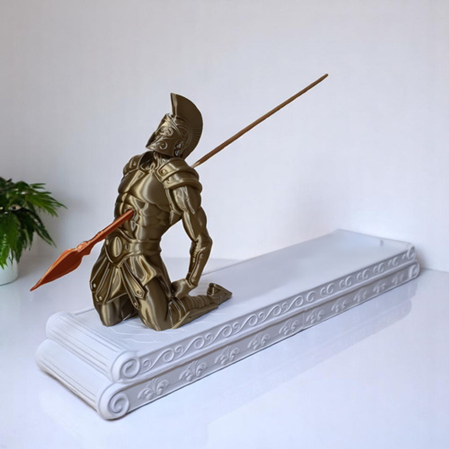 Porta Incienso Soldado Romano Con Contenedor De Varitas 1