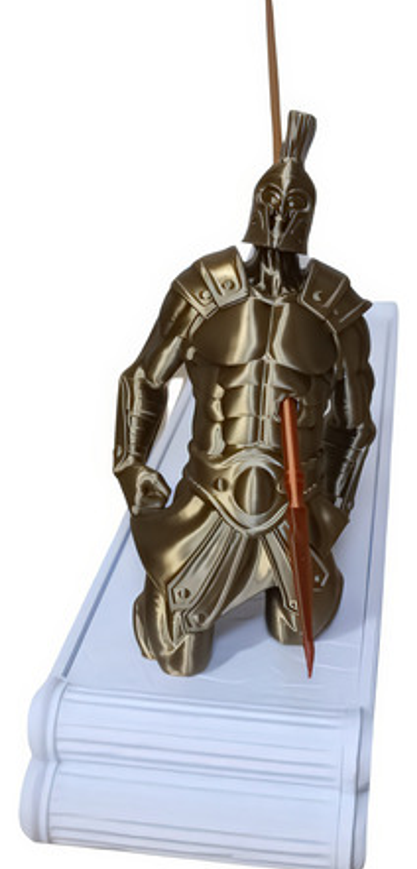 Porta Incienso Soldado Romano Con Contenedor De Varitas 2