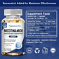 Nicotinamida 500Mg + Resveratrol 120 Cápsulas Blandas - Miniatura 2