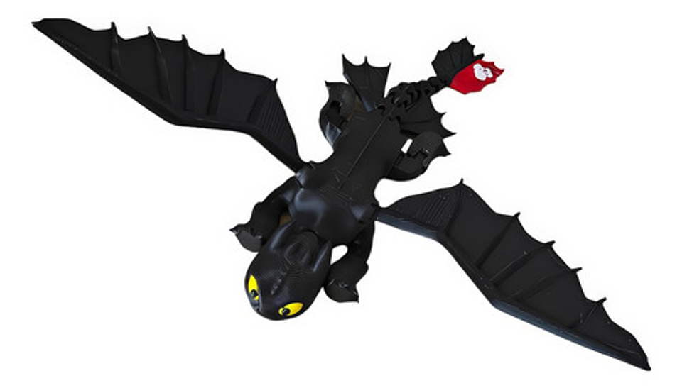 Juguete Articulado Chimuelo De Cómo Entrenar A Tu Dragón 3