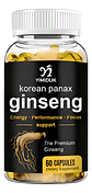 Panax Ginseng Coreano Con Ginkgo Y L-carnitina 60 Cápsulas - Miniatura 1