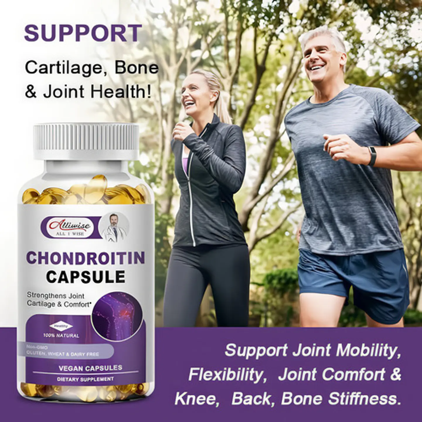 Condroitina Con Glucosamina Cuidado Articular 120 Cápsulas 5