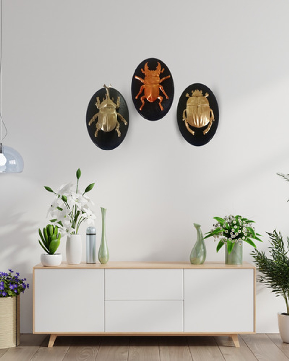 Decoración De Pared En Diseño De Escarabajos 2