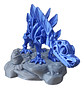 Figura De Stegosaurus Con Base Impreso En 3d - Miniatura 1