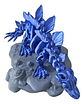Figura De Stegosaurus Con Base Impreso En 3d - Miniatura 3