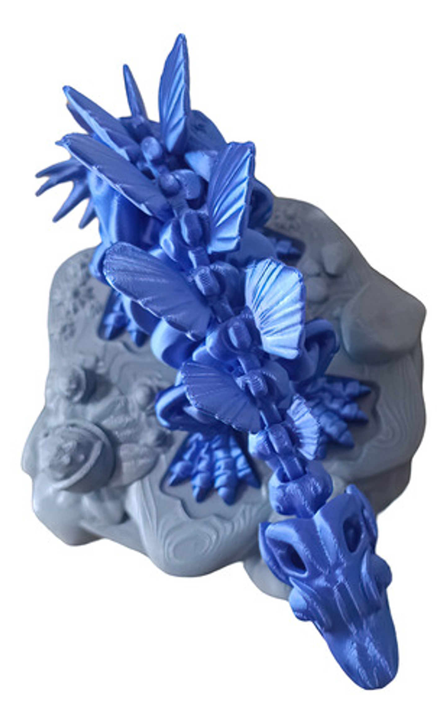 Figura De Stegosaurus Con Base Impreso En 3d 5