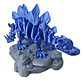 Figura De Stegosaurus Con Base Impreso En 3d - Miniatura 6