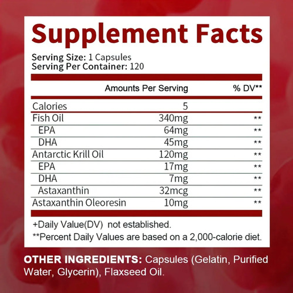 Astaxantina Complex Epa Y Dha 120 Cápsulas 2