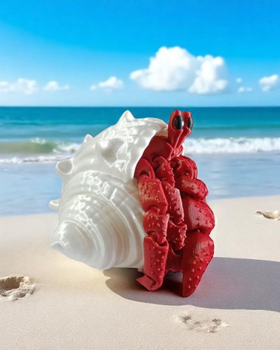 Cangrejo Ermitaño Impresión 3d Decorativo 2