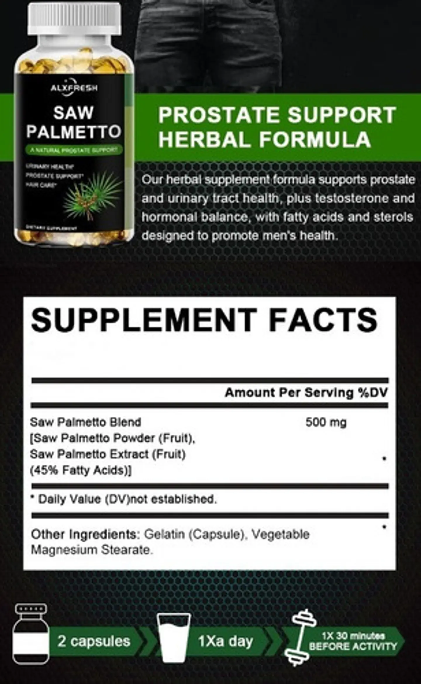 Daitea Saw Palmetto 60 Capsulas sin Sabor 2