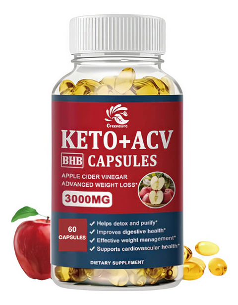Suplemento Keto Advance + Acv 60 Cápsulas