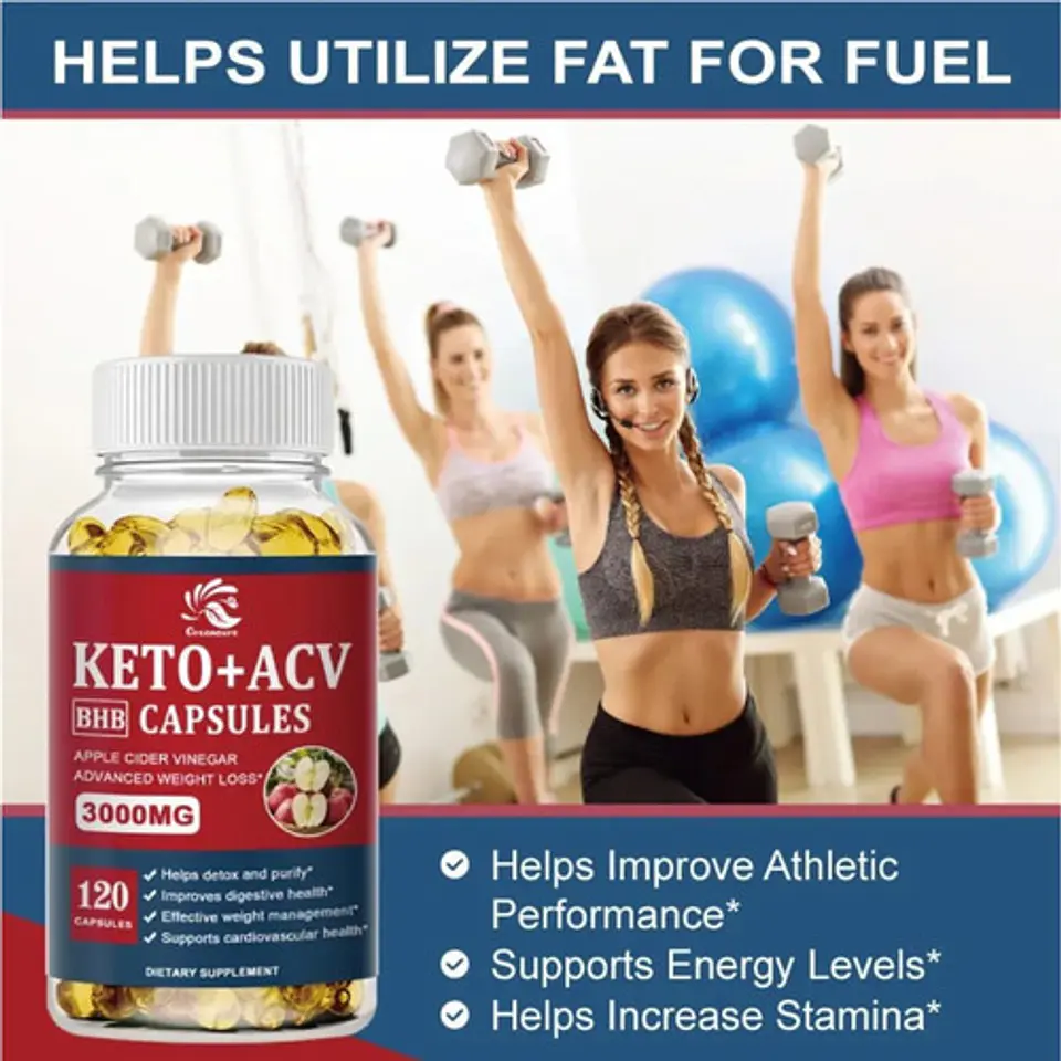 Suplemento Keto Advance + Acv 60 Cápsulas 7