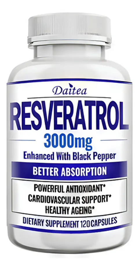 Resveratrol 300Mg Ultra Concentrado 120 Cápsulas Original