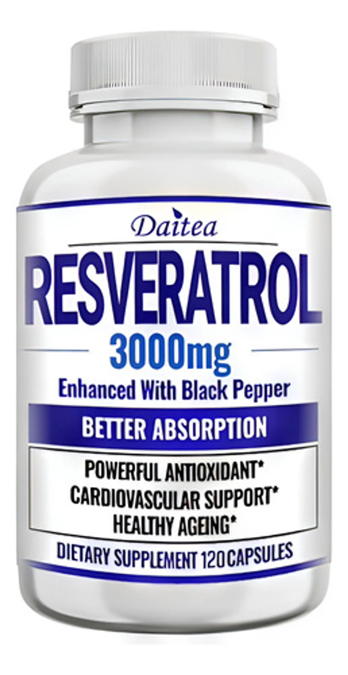 Resveratrol 300Mg Ultra Concentrado 120 Cápsulas Original 1