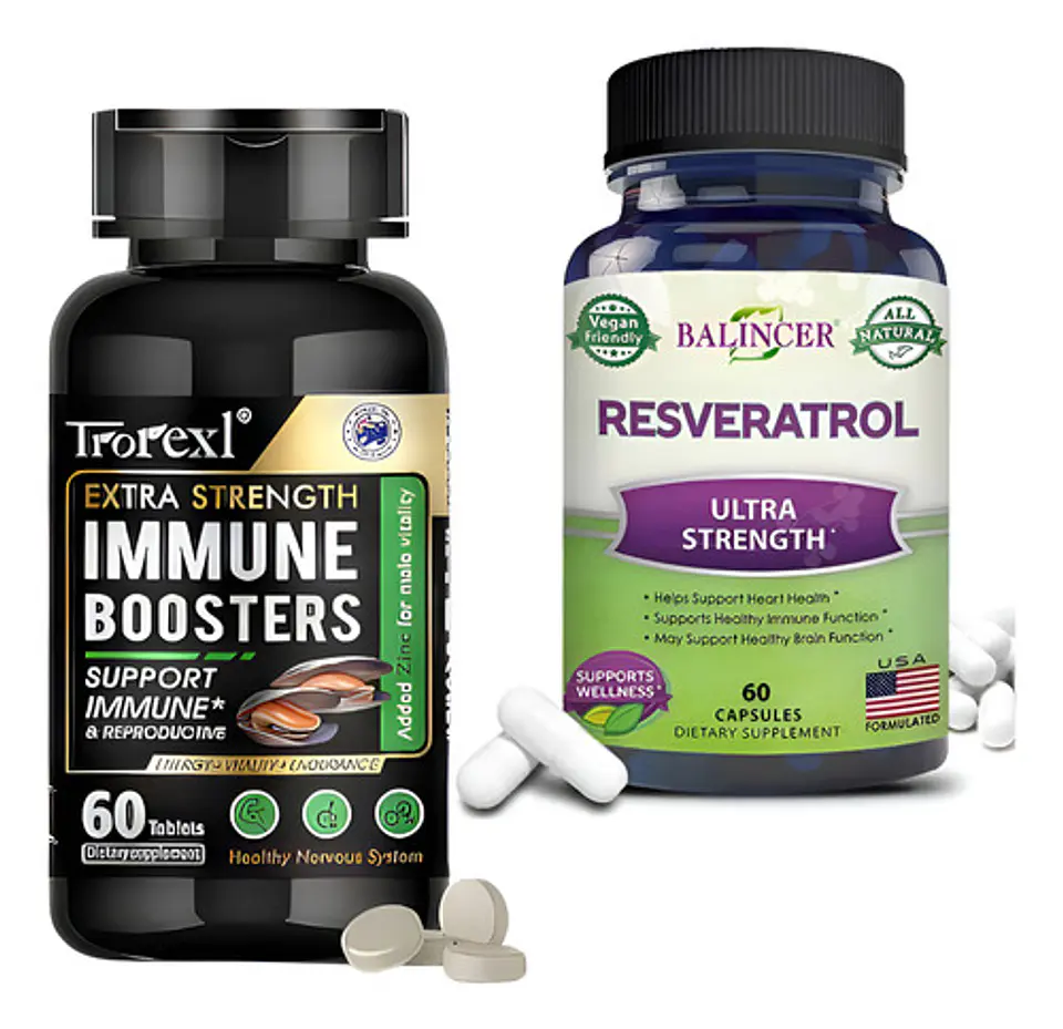 Pack Resveratrol + Formula Botanica Masculina 120 Capsulas 1