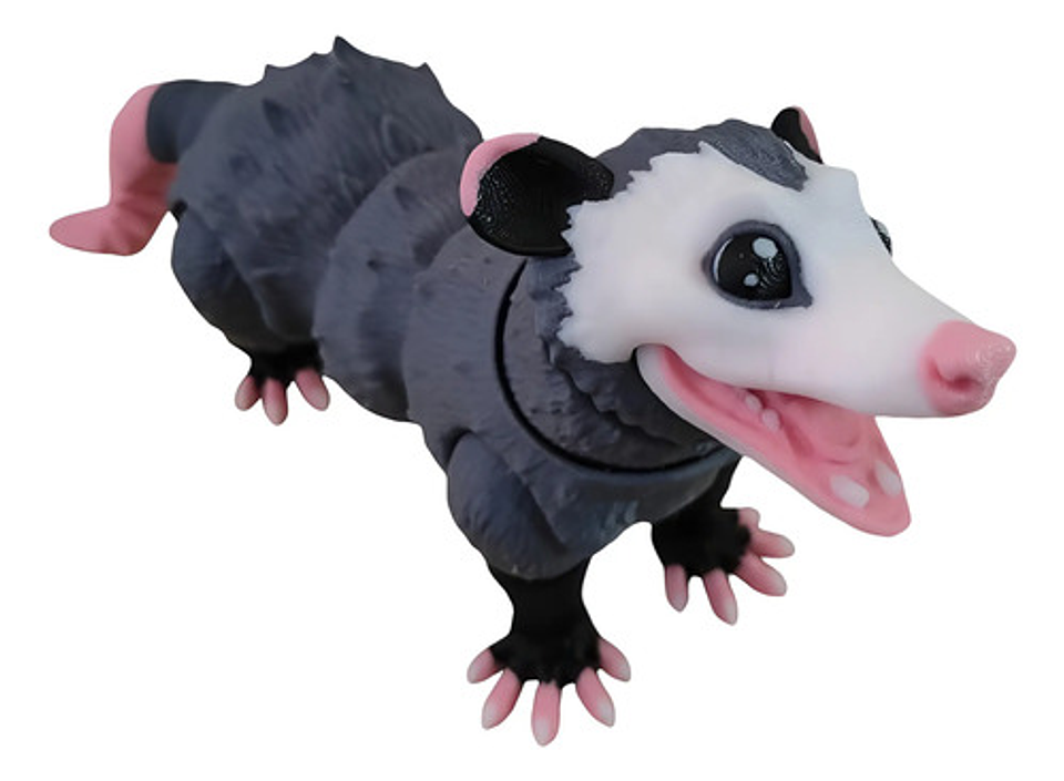 Figura De Zarigüeya Articulada Impresa En 3d 1