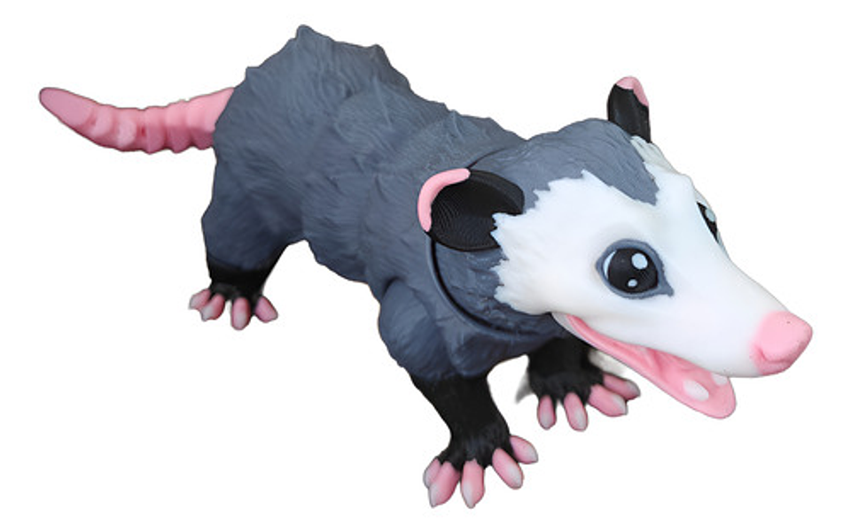 Figura De Zarigüeya Articulada Impresa En 3d 6