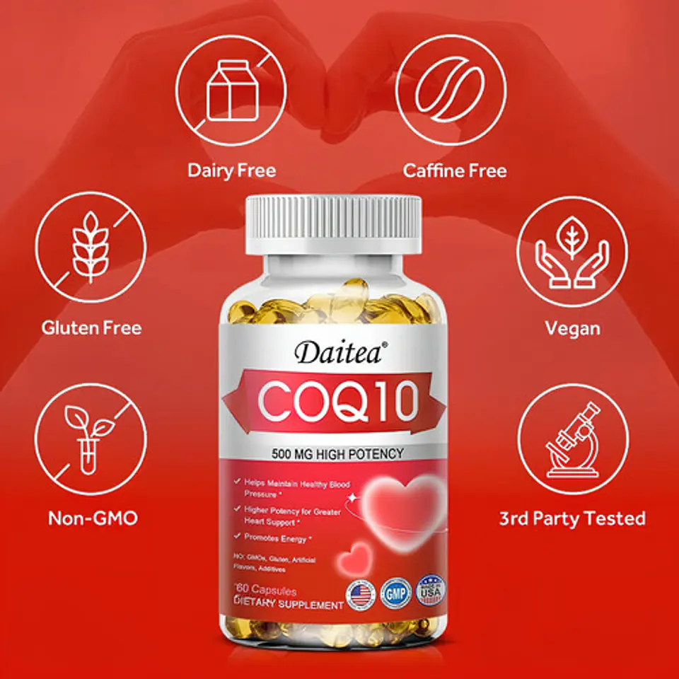 Coenzima Q10 500Mg Con Resveratrol Y Mct 60 Cápsulas 3