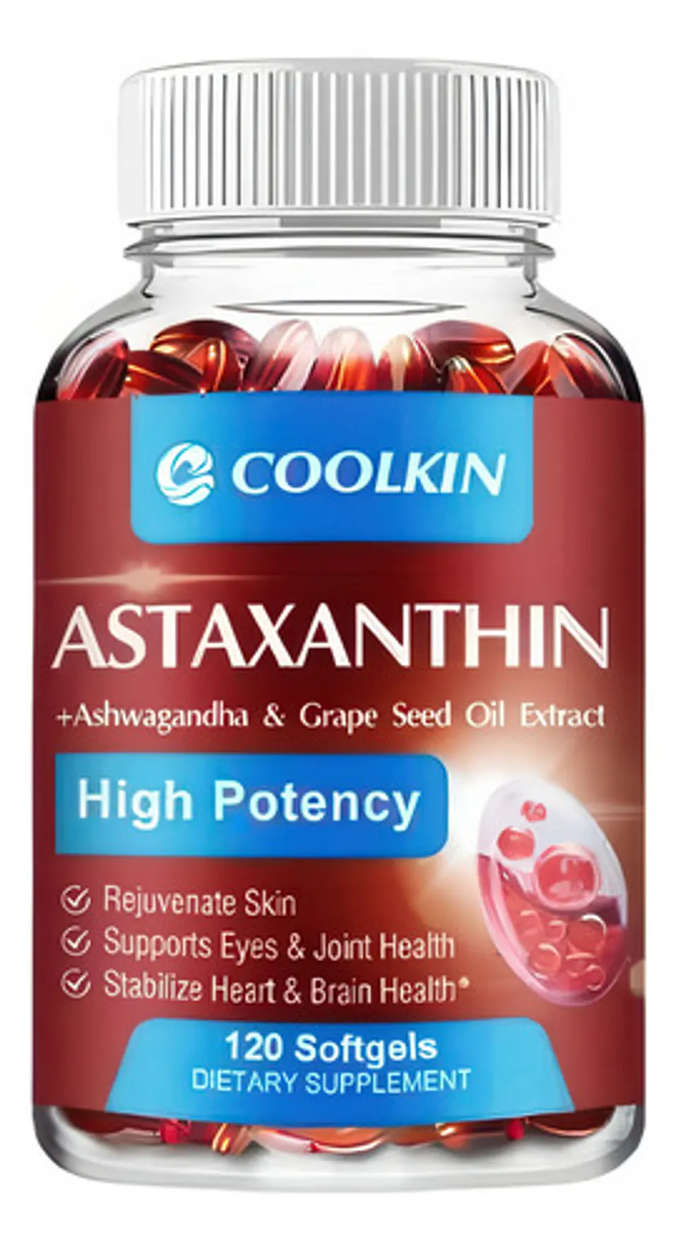Astaxantina Con Aceite De Uva Y Extracto De Ashwagandha Org 1