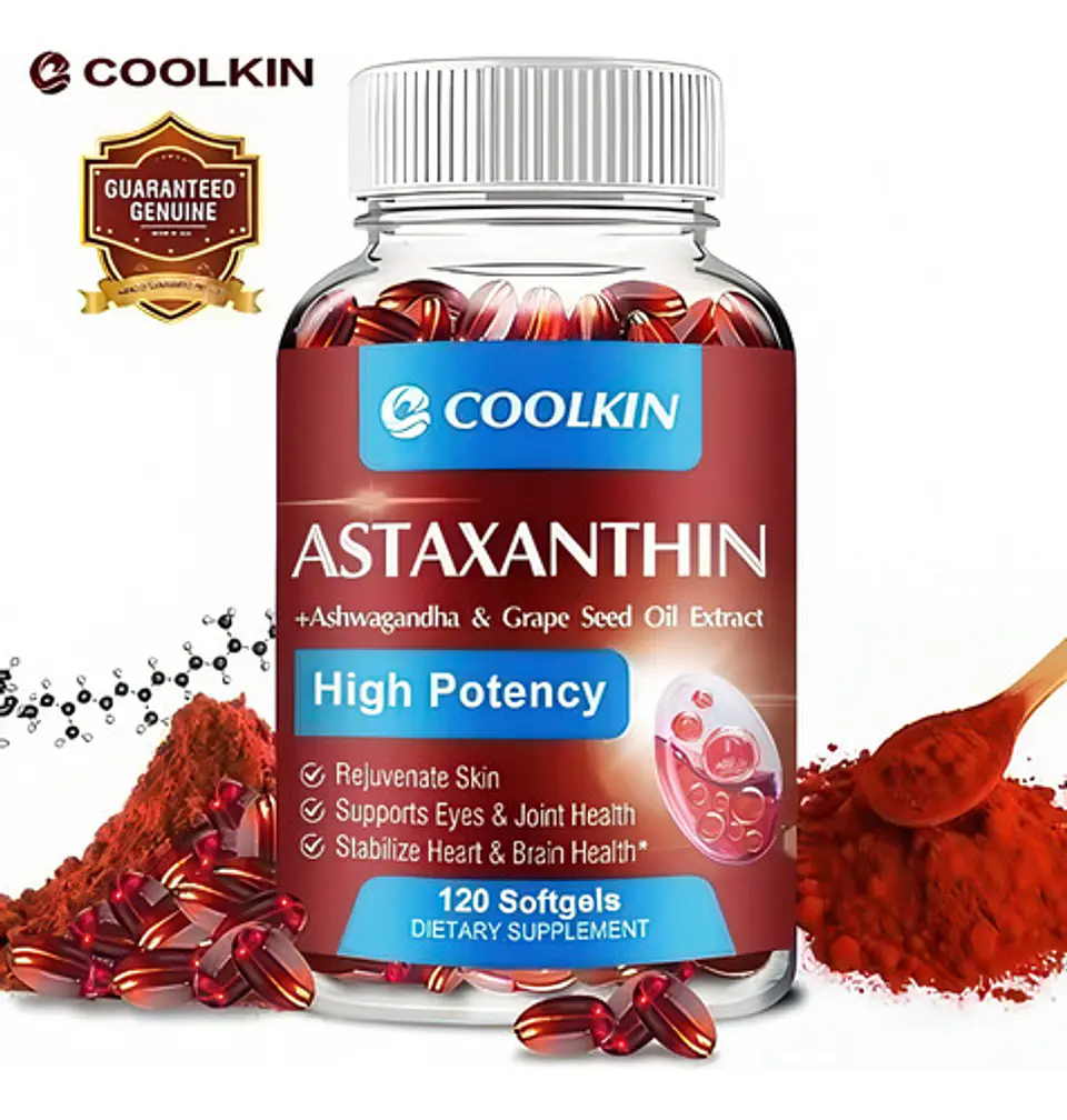 Astaxantina Con Aceite De Uva Y Extracto De Ashwagandha Org 3