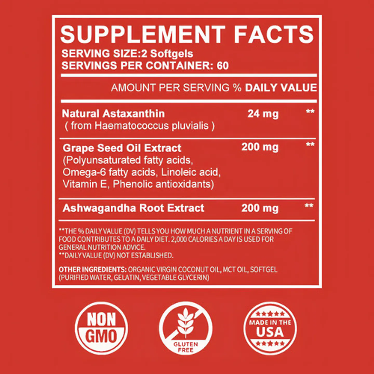 Astaxantina Con Aceite De Uva Y Extracto De Ashwagandha Org 4