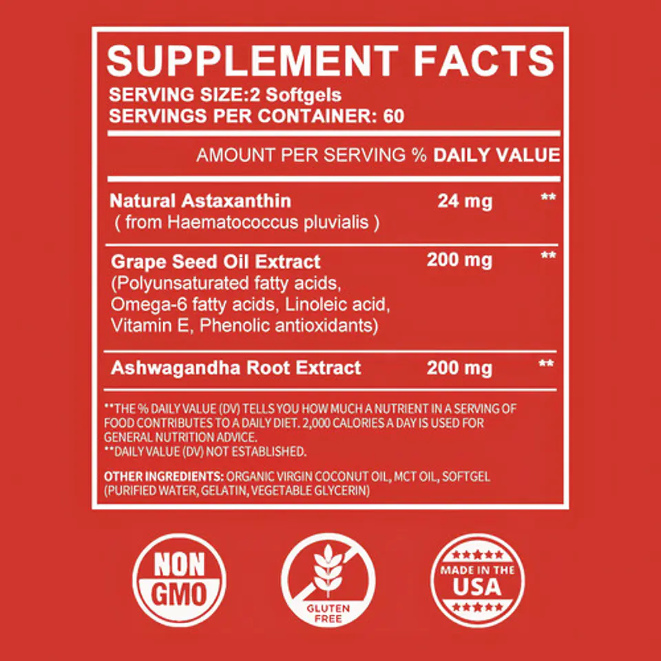 Astaxantina Con Aceite De Uva Y Extracto De Ashwagandha Org 4