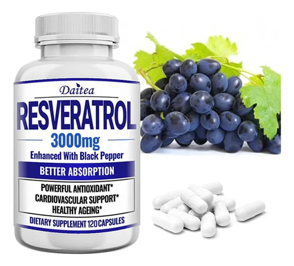 Pack Resveratrol 3000Mg Y Coenzyma Q10 400Mg 240 Cáp 6