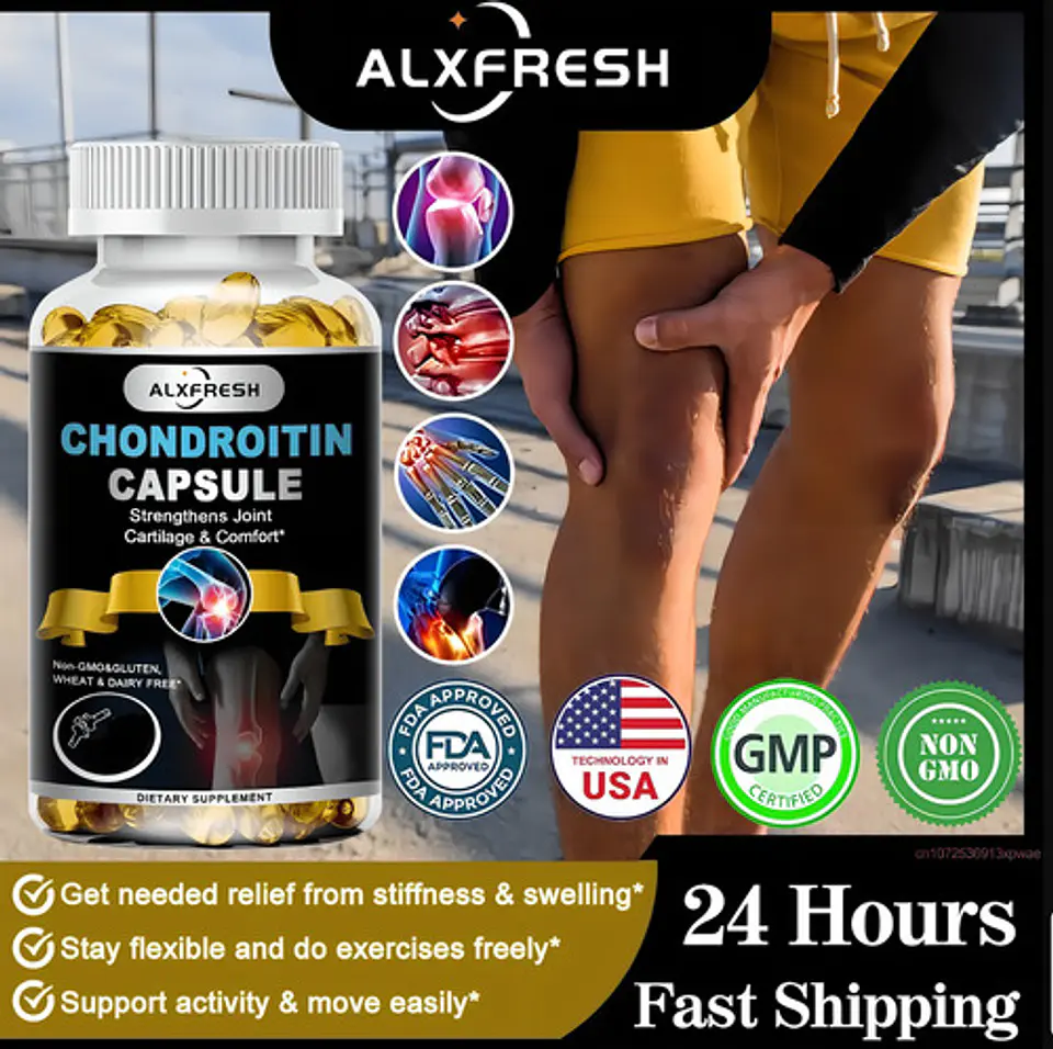 Chondroitin - Cápsulas De Glucosamina De Condroitina Sabor Sin Sabor 5