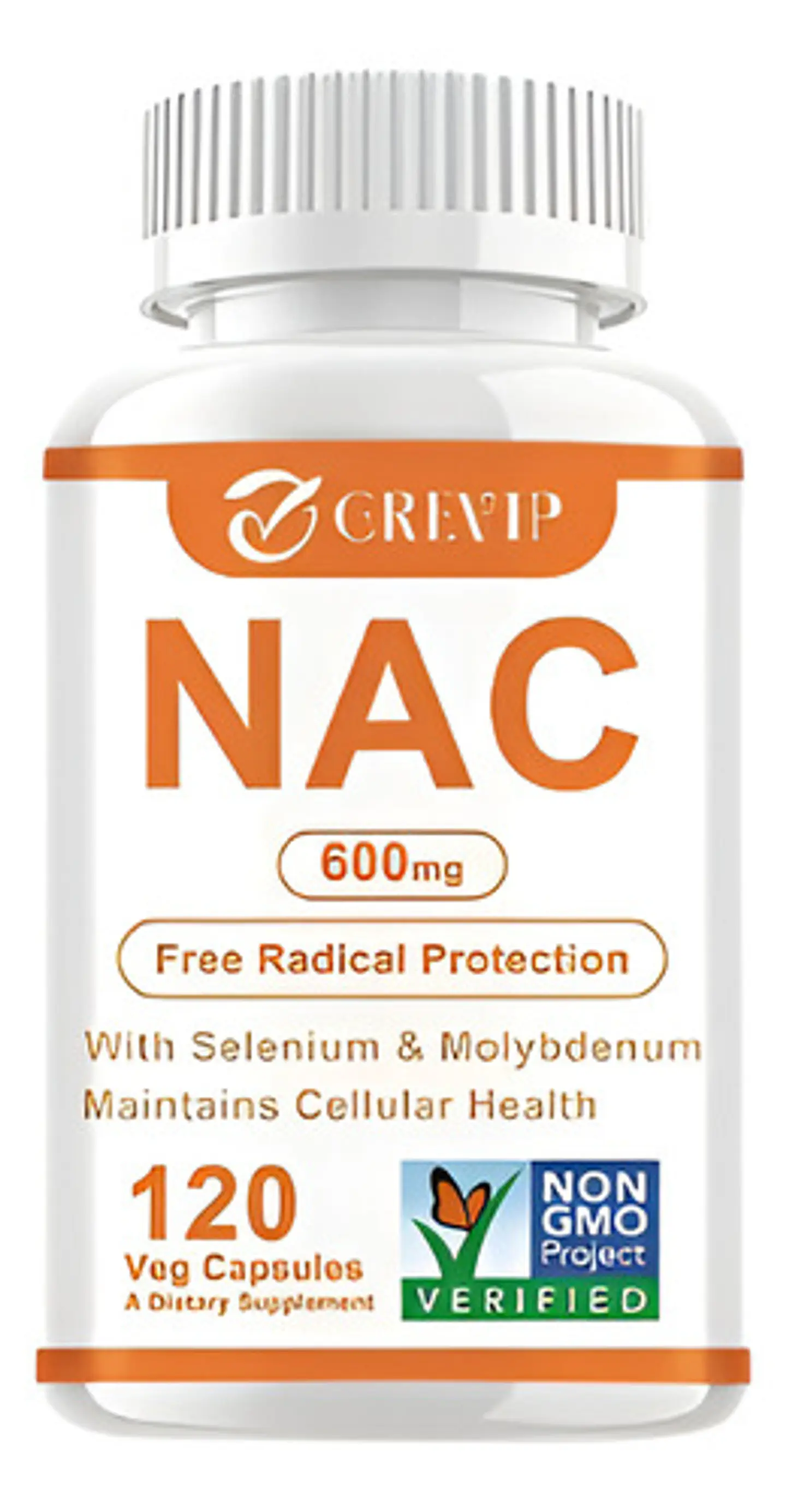 N-Acetilcisteína Nac 600 Mg Con Selenium 120 Cápsulas 1